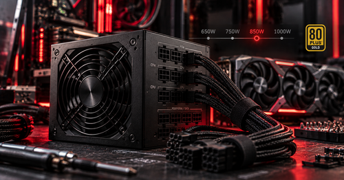 Alimentatore PC gaming: quanti Watt servono davvero (e perché non conviene risparmiare)
