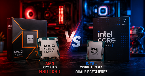 Ryzen 7 9800X3D vs Intel Core Ultra: quale CPU scegliere per il tuo PC gaming