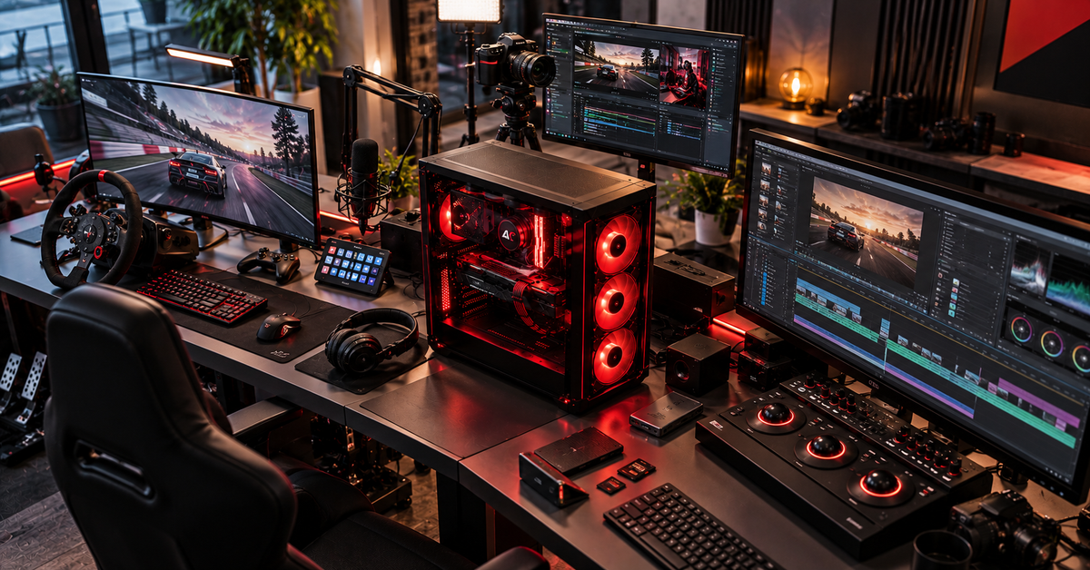 Streaming, editing, gaming: un solo AK RIG per fare tutto?